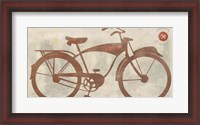 Framed Vintage Bike