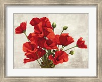 Framed Bouquet of Poppies