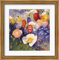 Framed Tulips and Poppy Party