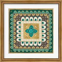 Framed Cool Feathers Tiles I