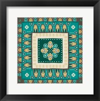 Framed Cool Feathers Tiles III