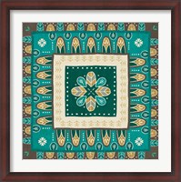 Framed Cool Feathers Tiles III