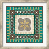 Framed Cool Feathers Tiles IV