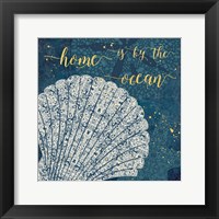 Framed Coastal Lace III