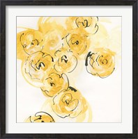 Framed Yellow Roses Anew I