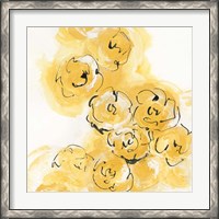 Framed Yellow Roses Anew II