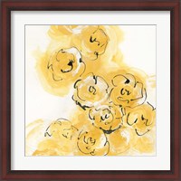 Framed Yellow Roses Anew II