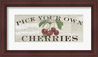 Framed Farm Fresh Cherries