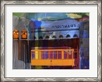Framed San Francisco Trolley Car