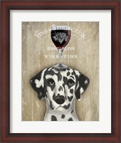 Framed Dog Au Vin Dalmatian