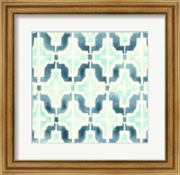 Framed Ocean Tile IV