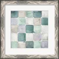 Framed Watercolor Window Panes I