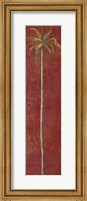 Framed Red Palm II