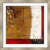 Framed Red Contemporary III