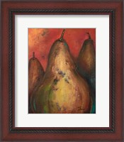 Framed Pear I