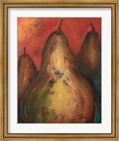 Framed Pear I