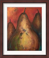 Framed Pear I