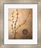 Framed 'Fall Stems in the Warmth' border=
