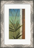 Framed Bamboo & Stripes I