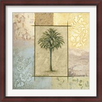 Framed Palm Woodcut II
