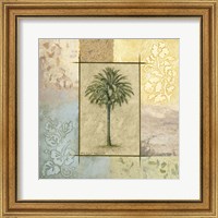 Framed Palm Woodcut II