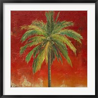 Framed La Palma on Red I