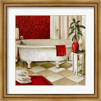 Framed Red Bain I