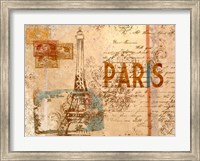 Framed Paris Postcard