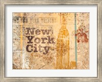 Framed New York Postcard