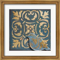 Framed Moroccan Bird I