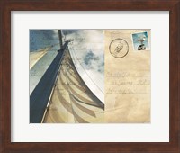 Framed Voyage Postcard II