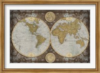 Framed World Map