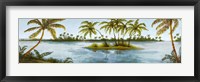 Cool Tropics I Framed Print