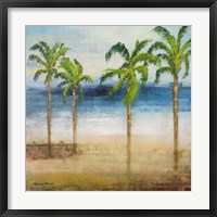 Framed Ocean Palms I