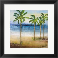Framed Ocean Palms II