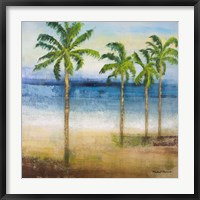 Framed Ocean Palms II