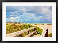 Framed Beach Island I