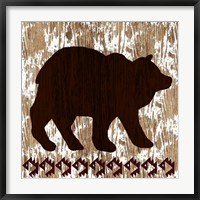 Framed Wilderness Bear