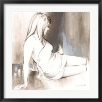 Framed Sketched Waking Woman II