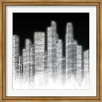 Framed Black and White City I