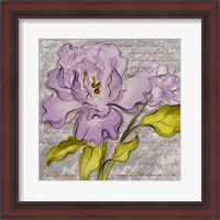 Framed Purple Florals II