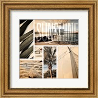 Framed Coastal Collage I