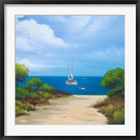 Framed Sailboat on Coast II