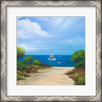 Framed Sailboat on Coast II