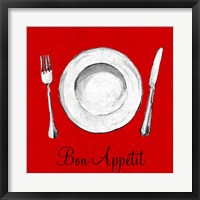 Framed Bon Appetit