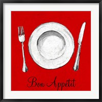 Framed Bon Appetit