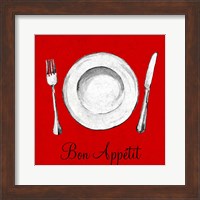 Framed Bon Appetit