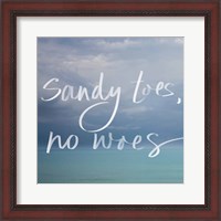 Framed Sandy Toes