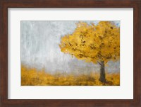 Framed Yellow Eternal Tree