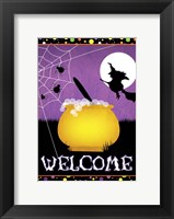 Framed Halloween Witch